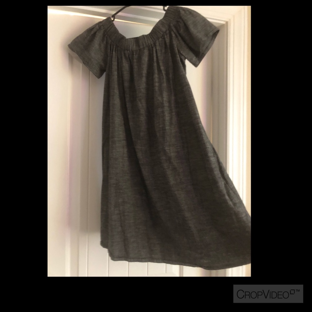 Plain Grey Mini Dress